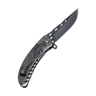 Cuchillo Táctico Plegable de Acero Inoxidable para Camping y Defensa Personal - Image 5