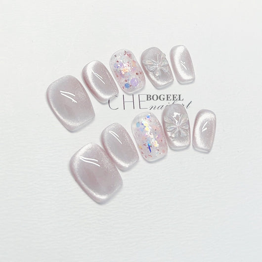 Uñas Cortas Efecto Ojo de Gato Deseo Puro