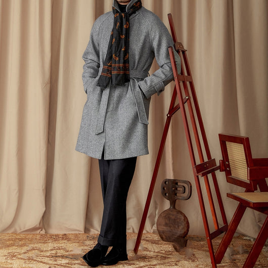 Abrigo Largo de Lana Británica 50% - Estilo Casual Invierno - Image 18