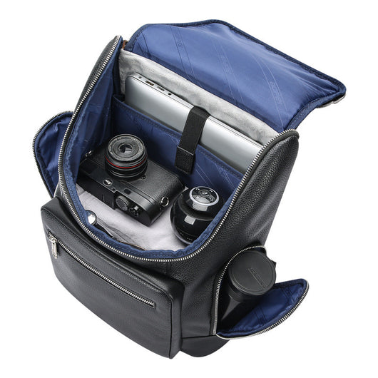 Mochila Ejecutiva de Cuero con Gran Capacidad para Viajes y Negocios - Image 5