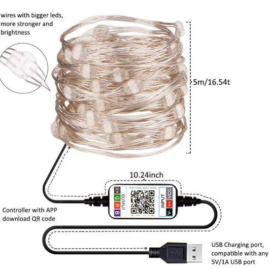 Guirnalda de Luces LED Inteligente con Control por App - Image 11