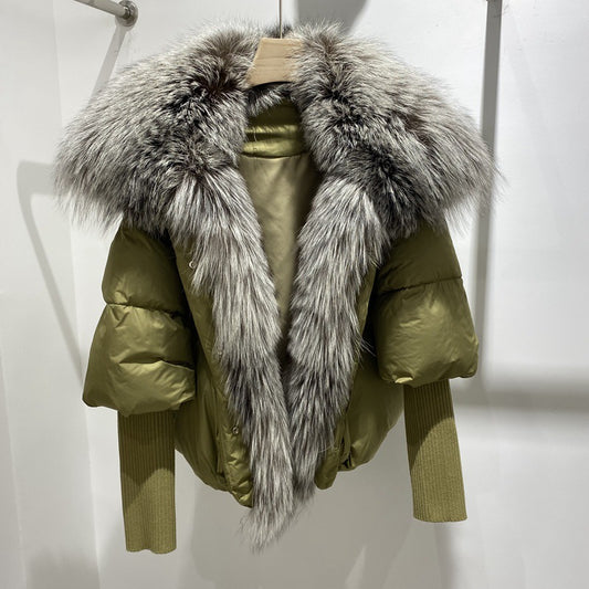 Chaqueta de Lujo para Dama con Plumón de Ganso y Cuello de Zorro - Image 2