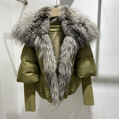 Chaqueta de Lujo para Dama con Plumón de Ganso y Cuello de Zorro - Image 2