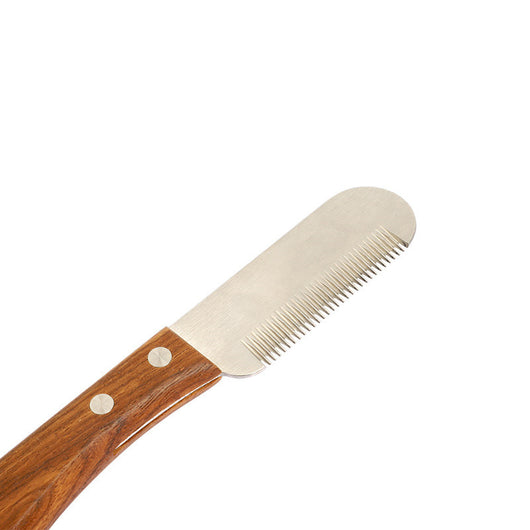 Peine y Cuchilla de Aseo para Perros y Gatos - Madera Natural - Image 11