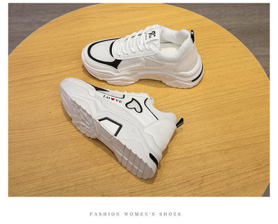 Zapatillas Deportivas Blancas Plataforma Elevadora para Mujer - Image 15