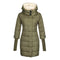 Abrigo Parka Largo con Capucha para Mujer - Tallas Grandes Invierno