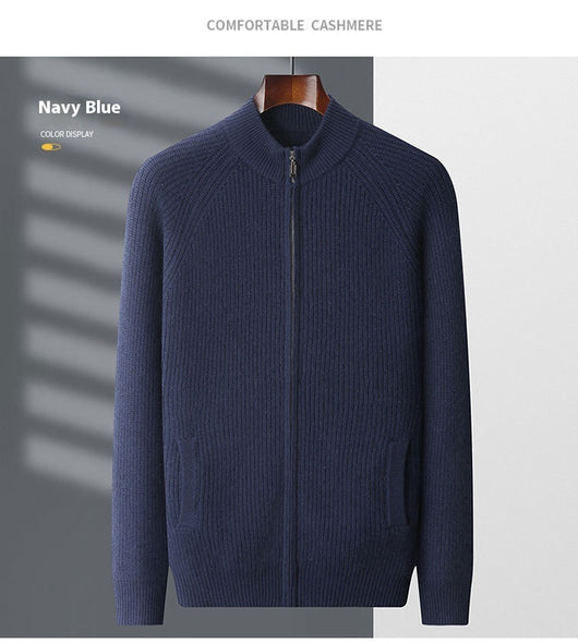 Cardigan Cuello Alto con Cierre Acolchado para Hombre - Image 15