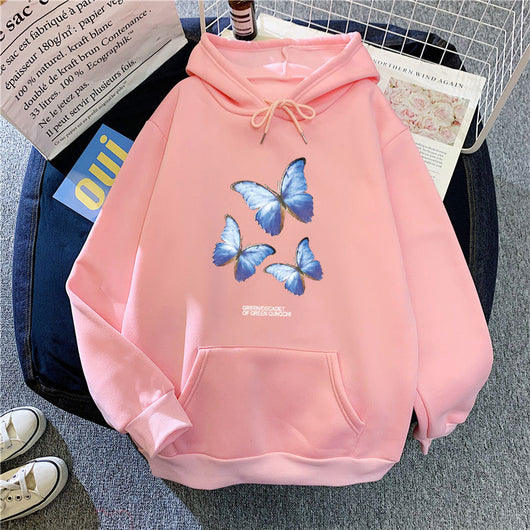 Sudadera Hoodie Oversized de Forro Polar para Mujer - Talla Plus - Image 10