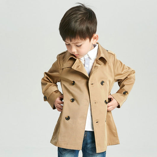 Abrigo Primavera para Niño - Gabardina Clásica Largo - Image 8