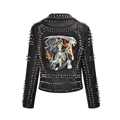 Chaqueta Punk Rock con Tachuelas Pesadas - Image 11