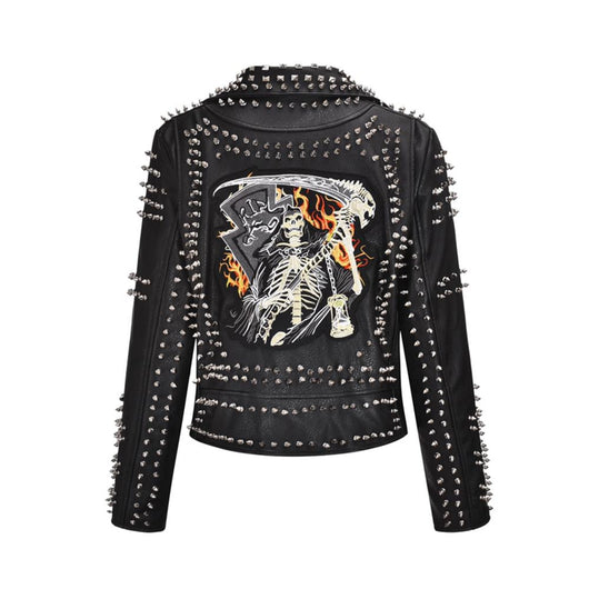 Chaqueta Punk Rock con Tachuelas Pesadas - Image 11