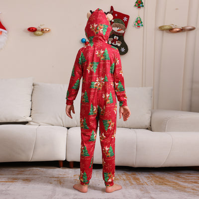 Conjunto Navideño Familiar de Pantalones Largos para Niños y Niñas - Image 23