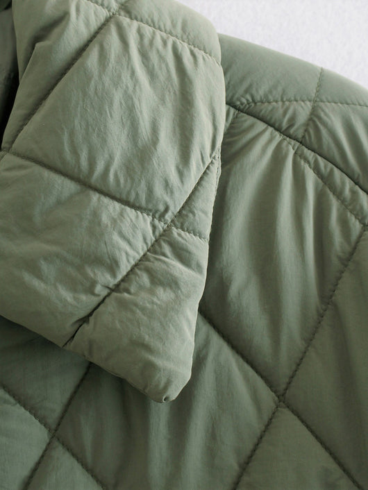 Abrigo Reversible Cálido para Invierno con Bolsillos y Solapa - Image 13