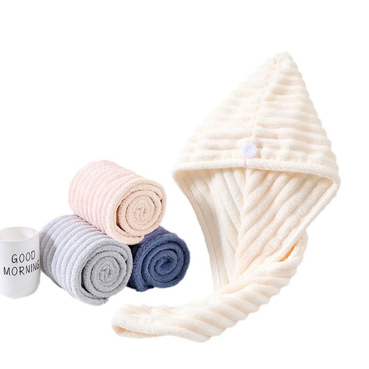 Toalla Turbante Absorbente Velvet para Secado Rápido de Cabello - Image 5