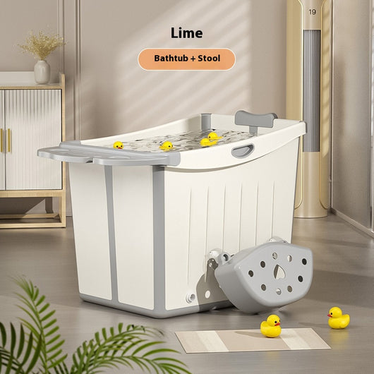 Bañera Plegable Infantil Grande con Refuerzo de Grosor - Image 7