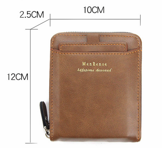 Billetera Compacta para Hombre con Múltiples Compartimentos y Cierre de Cremallera - Image 8