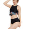 Bikini Clásico de Tres Piezas en Negro
