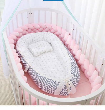 Cuna Portátil Plegable con Colchón Desmontable y Lavable - Diseño Ergonómico Antipreión - Image 29