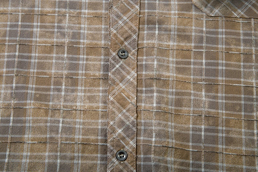 Camisa Plaid Degradado con Bordes Deshilachados - Image 33