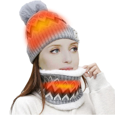 Set Térmico USB: Gorro, Bufanda y Guantes Calefactables - Image 6