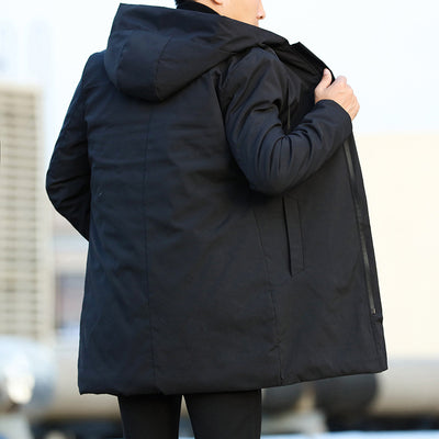 Chamarra Gruesa con Capucha para Hombre - Casual y Versátil - Image 14