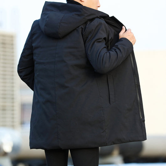 Chamarra Gruesa con Capucha para Hombre - Casual y Versátil - Image 14
