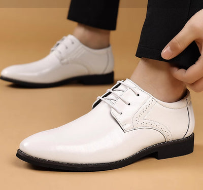 Zapatos de Cuero Británicos Talla Grande para Hombre - Image 11