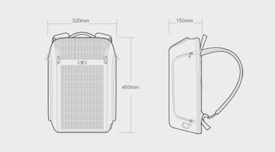 Mochila Solar para Hombre con Panel Fotovoltaico - Ligera y Flexible - Image 6