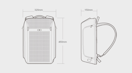Mochila Solar para Hombre con Panel Fotovoltaico - Ligera y Flexible - Image 6
