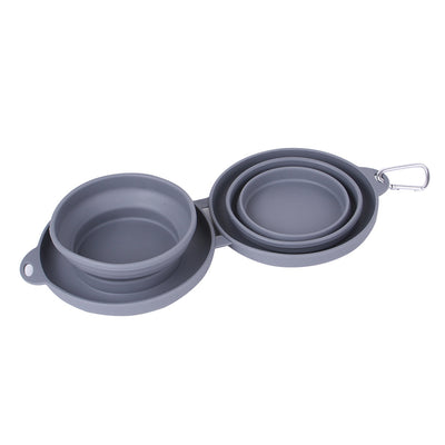 Comedero Doble Plegable de Goma para Mascotas - Perros y Gatos - Image 10