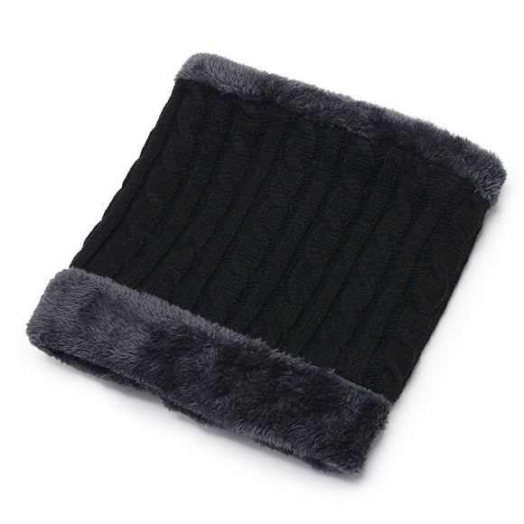 Bufanda Térmica Acolchada de Punto para Hombre