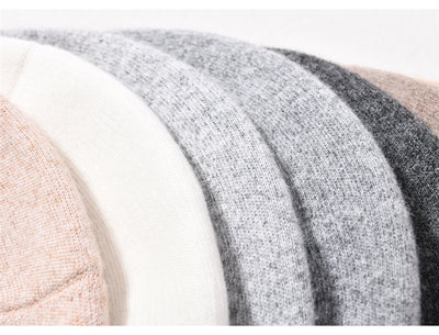 Boina de Lana Tejida para Mujer - Estilo Casual Otoño Invierno - Image 42