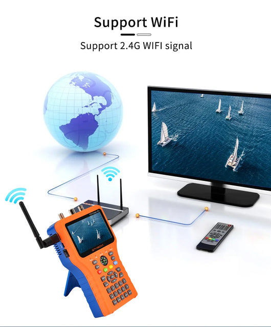 Buscador de Satélite V8 Finder Pro2 - Medidor DVB-S2/S2X/S2ST2/TC - Image 13