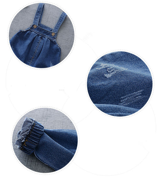 Pantalones de Mezclilla con Tirantes para Niños y Niñas - Image 20