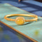 Pulsera de Plata Esterlina con Baño de Oro Antiguo Estilo Vintage