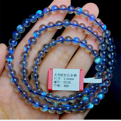 Pulsera de Labradorita Azul Intenso - Cristal Natural - Image 5