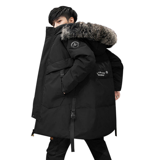 Abrigo Largo de Plumas para Hombre - Calidez y Estilo Superior - Image 5