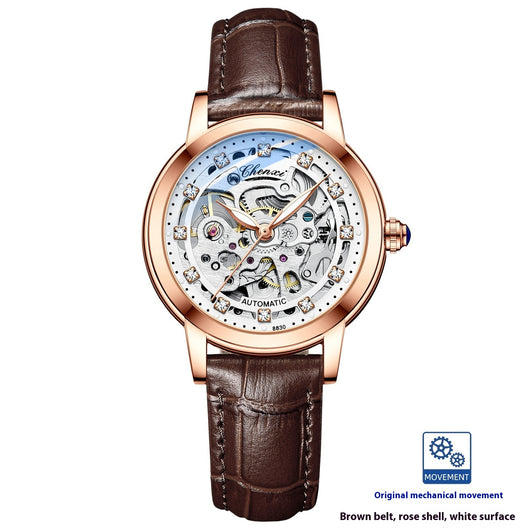 Reloj Mecánico Automático Hueco Diamond con Resistencia al Agua - Image 8