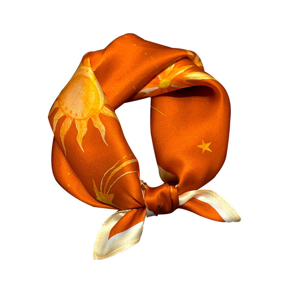Pañuelo de Seda Retro Elegante Profesional