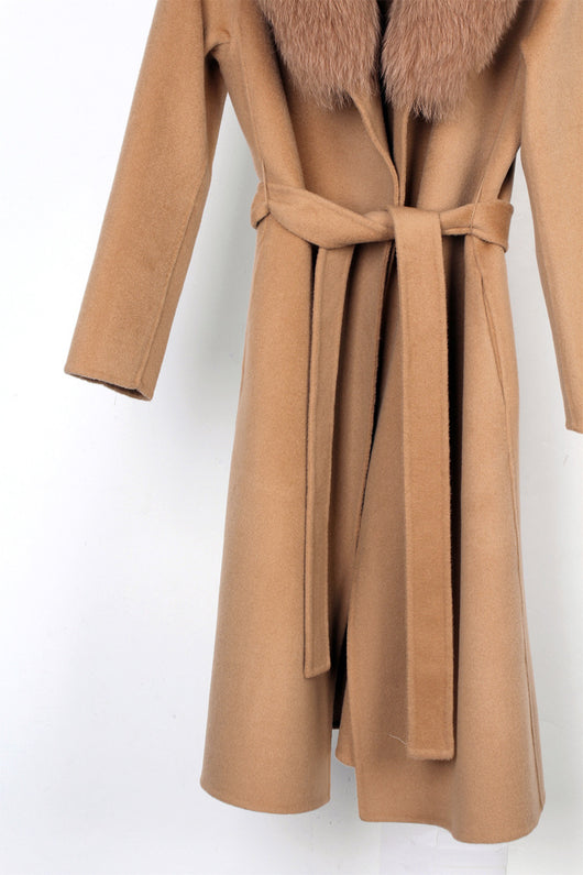 Abrigo de Lana Reversible Doble Faz con Cinturón - Corte Slim Otoño Invierno - Image 35