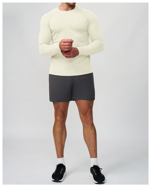 Playera Deportiva Manga Larga Transpirable de Secado Rápido para Hombre - Image 37