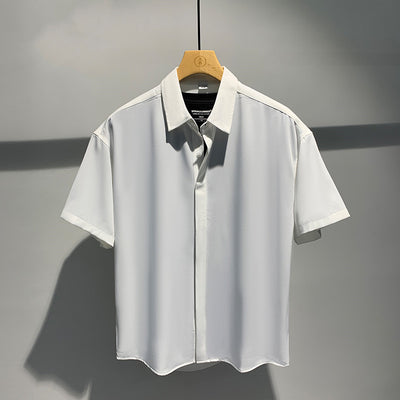 Camisa de Seda de Hielo sin Planchado para Hombre - Image 14
