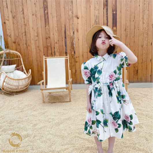 Vestido Princesa Floral para Niñas - Image 6