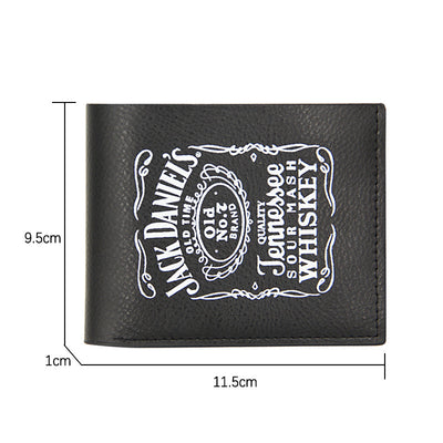 Cartera Corta para Hombre PU Negro de Moda - Image 5