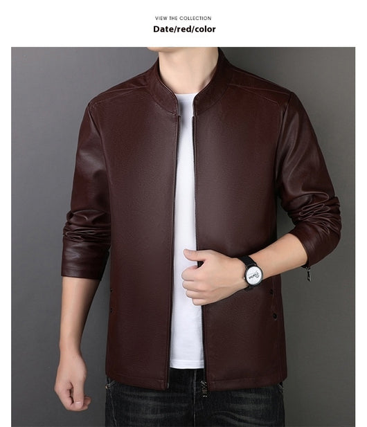 Chaqueta de Cuero PU para Hombre - Estilo Urbano Moderno - Image 21