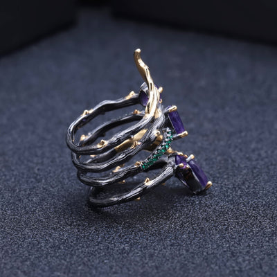 Anillo Personalizado con Gemas Incrustadas Diseño Exclusivo - Image 19