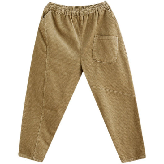 Pantalones Casual de Pana Slim Fit Multiuso - Image 3