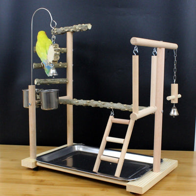 Percha Madera para Loros y Pájaros Exóticos con Diseño Natural - Image 4
