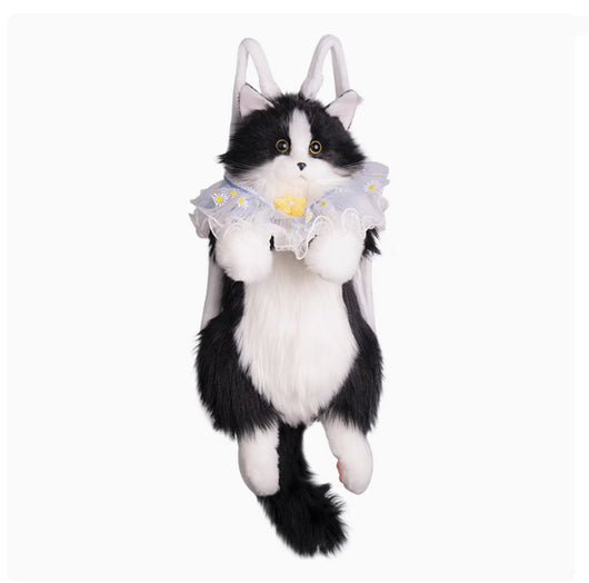 Mochila Peluche Gato Vaca - Juguete de Simulación Adorable - Image 5