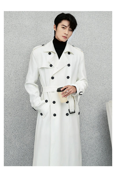 Chaqueta Cortavientos Larga Slim Fit para Hombre - Image 9